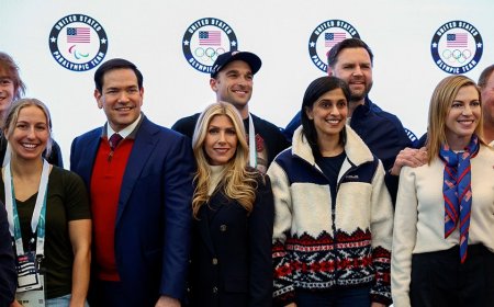 Vance, Rubio greet American Winter Olympians in Italy