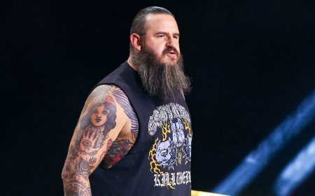 Pro wrestling fans loudly chant 'f--- ICE' during an All Elite Wrestling match