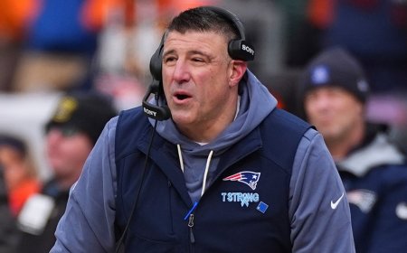 Mike Vrabel wins Coach of Year after historic Patriots turnaround ahead of Super Bowl LX