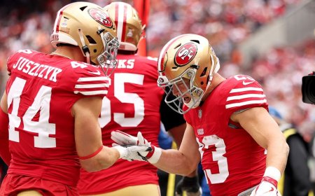 Christian McCaffrey reflects on 2025 success after injury-plagued 2024 season: 'Just thank God'