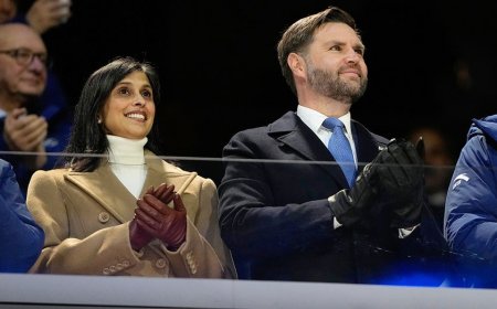 Vice President Vance, second lady attend Winter Olympics opening ceremony