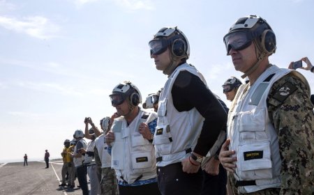 Trump's special envoy Witkoff and Kushner visit US aircraft carrier amid Iran tensions, talks