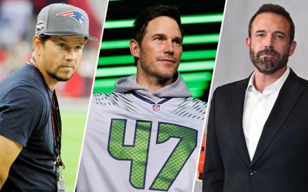 Super Bowl 2026 has Hollywood split as A-listers Chris Pratt, Mark Wahlberg and Ben Affleck pick sides