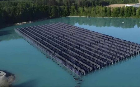 Germany launches its most innovative floating solar plant in 2025: it generates energy for hundreds of homes without taking up land and using only 4.6% of the lake’s surface area