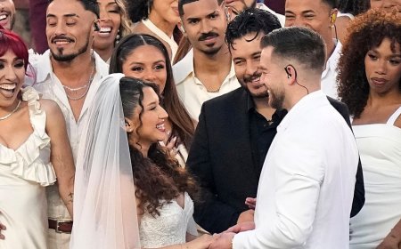 Couple shown during Bad Bunny's Super Bowl halftime show got legally married during the performance: reports