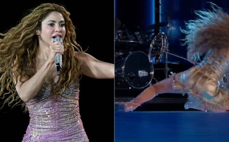 Shakira takes hard fall onstage mid-concert in El Salvador