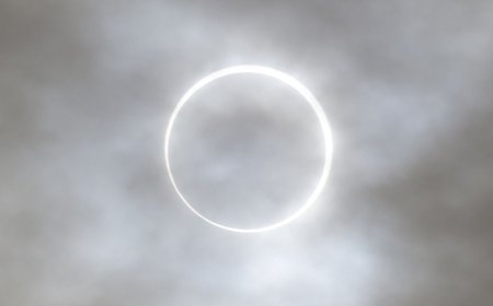 1 week until an annular solar eclipse turns the sun into a 'ring of fire' over Antarctica