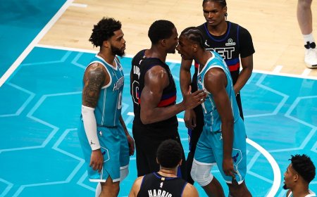 Hornets-Pistons game turns chaotic with massive brawl leading to 4 ejections