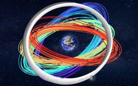 Earth orbit is getting crowded. Can this map of 1 million routes around our planet help prevent satellite collisions?