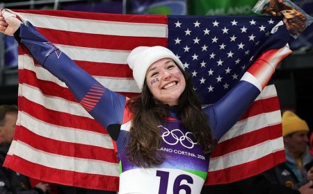 American Ashley Farquharson captures rare Olympic luge medal at Winter Games