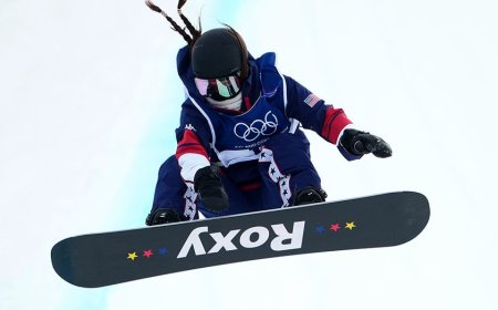American Olympian Chloe Kim eyes historic gold medal despite shoulder injury