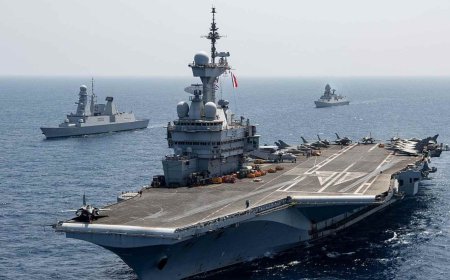 A French nuclear giant advances northward: the aircraft carrier Charles de Gaulle leads a military exercise involving drones, artificial intelligence, and electronic warfare unprecedented in Europe