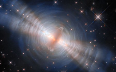 Hubble Space Telescope captures the stunning final breaths of a dying star