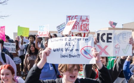 Watch: Principals, Teachers, Unions Organize School Anti-ICE Walkouts