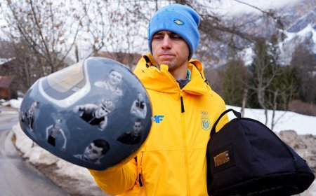 Ukrainian Olympian out of Winter Games over helmet honoring fallen countrymen