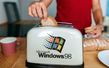 Windows 98 runs inside a smart toaster via 'toast.exe' — making breakfast retro with possibly the weirdest hack I've ever seen