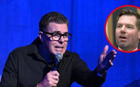 Watch: Adam Carolla Shreds 'F**king Douche' Eric Swalwell for 'Fake' Anti-ICE Story