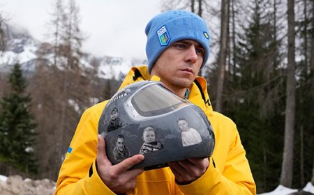 Olympics Ban Ukrainian Athlete for Helmet Depicting Athletes Killed by Russia