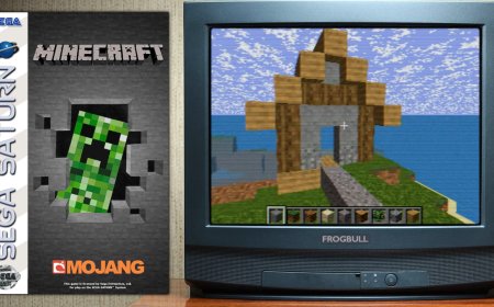 Someone got Minecraft running on a Sega Saturn and it’s as ridiculous as it sounds
