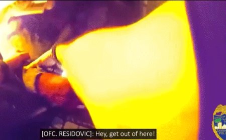 Dramatic bodycam video captures deputy pulling woman from fiery car wreck: 'I got to her just in time'