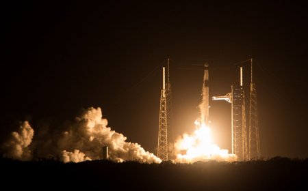 SpaceX Crew-12 astronauts have a Valentine's Day date with the space station today. Watch the docking live