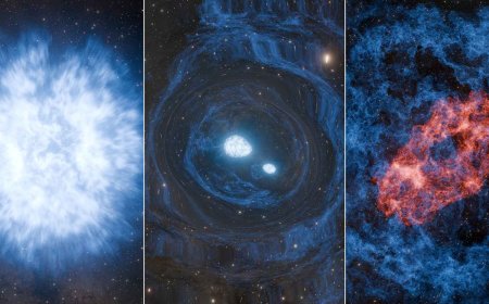 A star exploded, split in two, and then collided again within hours, leaving a double signature that has astronomers puzzled