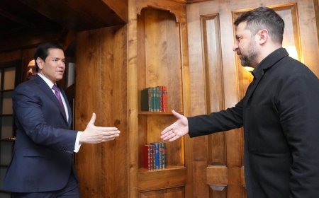 Rubio meets with Zelenskyy ahead of crucial Geneva talks as he says Trump wants solution that 'ends bloodshed'