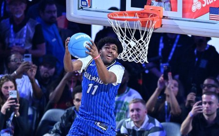 Magic's Jase Richardson suffers scary fall during dunk contest