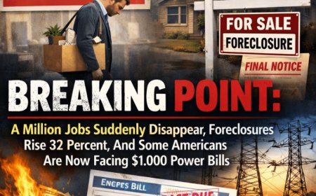 Breaking Point: A Million Jobs Suddenly Disappear, Foreclosures Rise 32 Percent, And Some Americans Are Now Facing $1,000 Power Bills