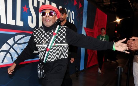 Spike Lee wears pro-Palestinian outfit to NBA All-Star Game with Israeli-born player competing