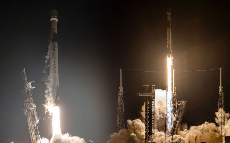 Double delivery: SpaceX sends Starlink satellites into orbit on launches from California and Florida