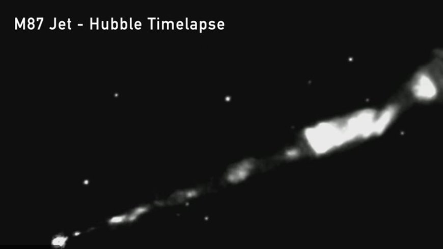 Researchers pinpoint source of black hole's 3,000-light-year-long jet stream using enhanced telescope network