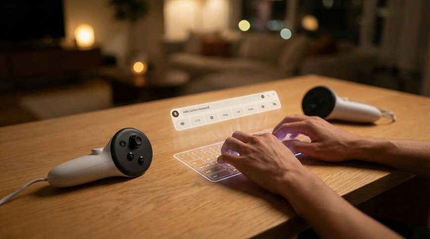 Meta Quest 3 adds a "Surface Keyboard" — but it’s not a Microsoft Surface keyboard