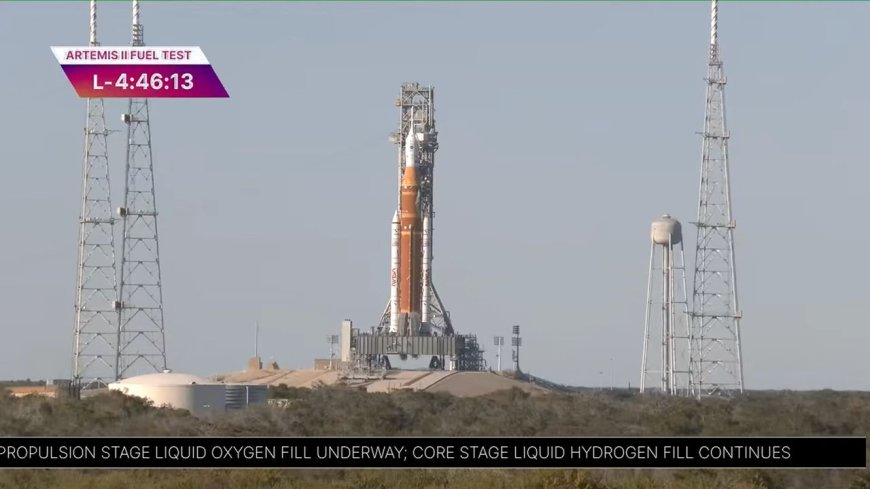 NASA fuels up giant Artemis 2 moon rocket. Yes, it's a little leaky. So is it ready to fly?