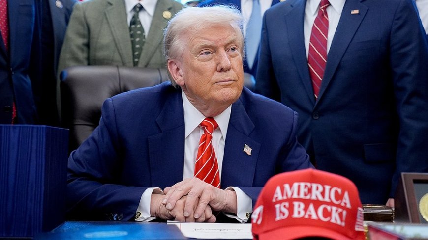 Mike Johnson backs ‘America Is Back!’ message as Trump debuts new hat design