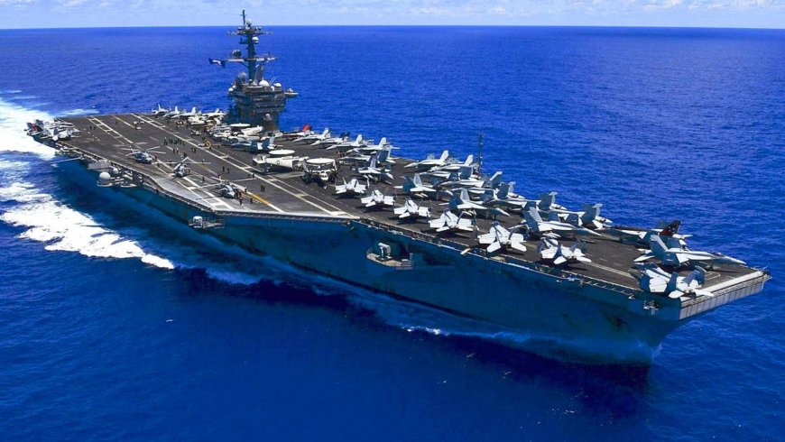 An aircraft carrier with 3,200 sailors and 90 aircraft appears without warning in waters claimed by China… and no one knows how to respond
