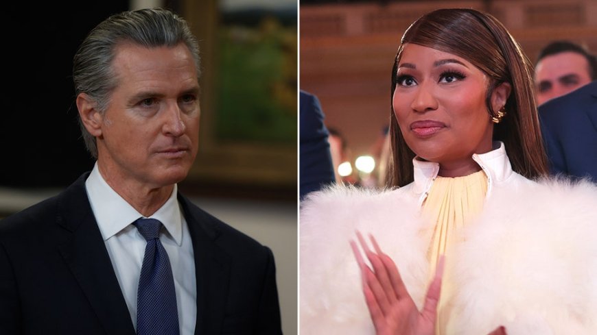Nicki Minaj accuses California Gov. Newsom of 'trying to be Trump' in scathing interview