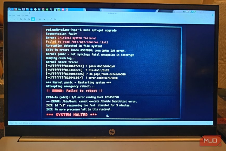 I broke my Linux system on purpose and recovered it without reinstalling