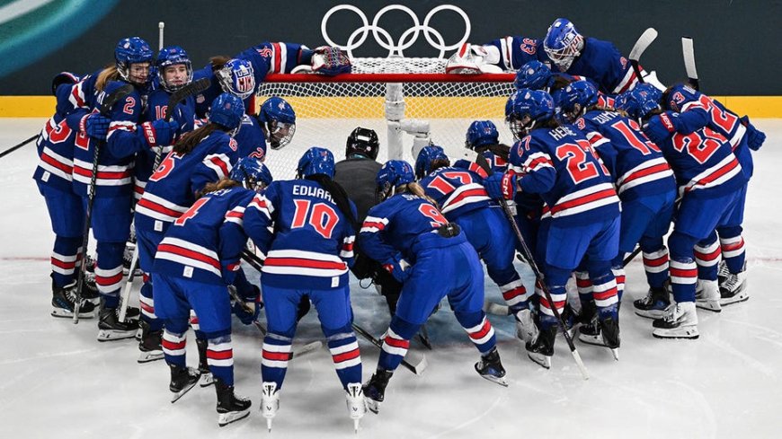 Team USA women’s hockey powers past Finland at Milan Cortina Games, ties Olympic record