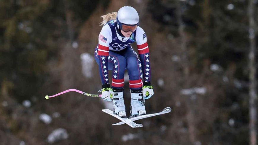 Lindsey Vonn makes Olympic comeback after ACL injury in women's downhill