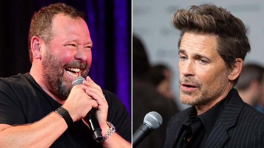 Bert Kreischer says Rob Lowe’s stripper scene came from $25K gig where his wife joked he was ‘like a whore’