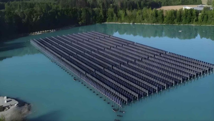 Germany launches its most innovative floating solar plant in 2025: it generates energy for hundreds of homes without taking up land and using only 4.6% of the lake’s surface area
