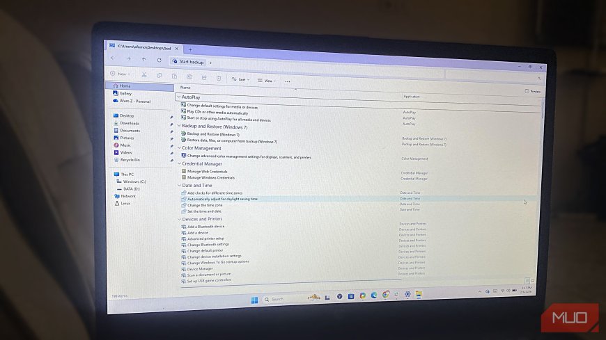 There's a secret God Mode folder in Windows that puts every setting in one place