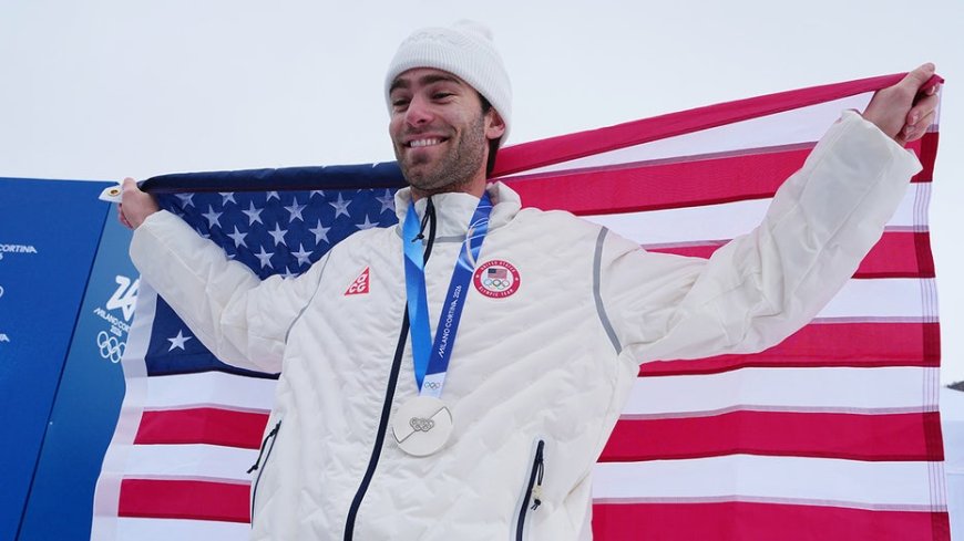 American Olympian Alex Hall notches silver medal in men’s freeski slopestyle