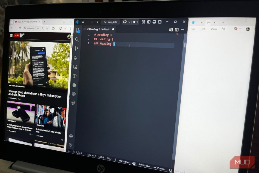 I thought I needed a second monitor until I found this infinite workspace tool