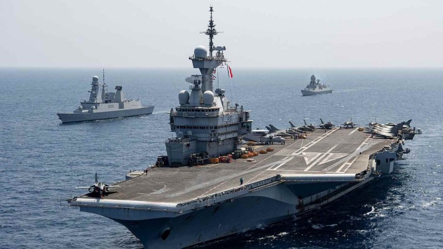A French nuclear giant advances northward: the aircraft carrier Charles de Gaulle leads a military exercise involving drones, artificial intelligence, and electronic warfare unprecedented in Europe