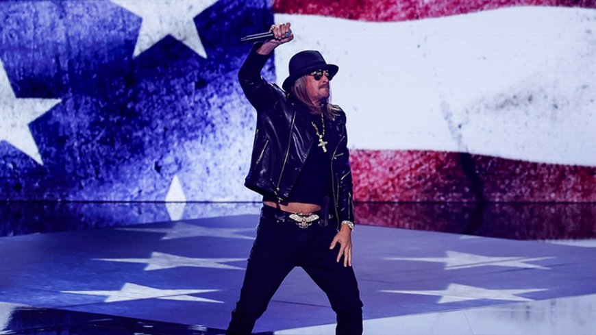 Kid Rock fires back at 'haters and fake news' over lip-sync claims from Turning Point halftime performance
