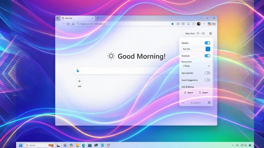 Tired of Edge’s busy New Tab? Someone finally made a cleaner version with this new extension