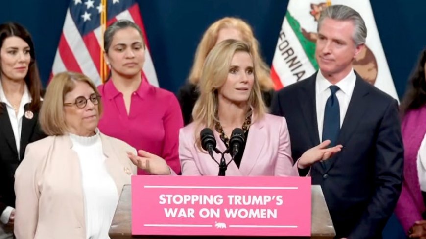 Gavin Newsom's wife scolds reporters at Planned Parenthood funding bill signing ceremony