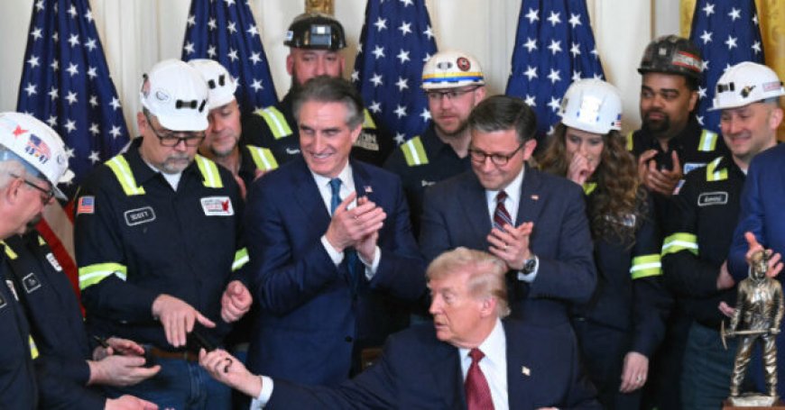 Trump Honored on Behalf of Coal Miners as 'Undisputed Champion of Beautiful, Clean Coal'